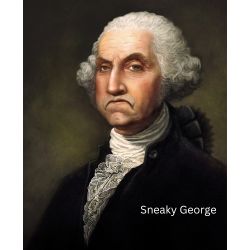 picture of George Washington with a frown